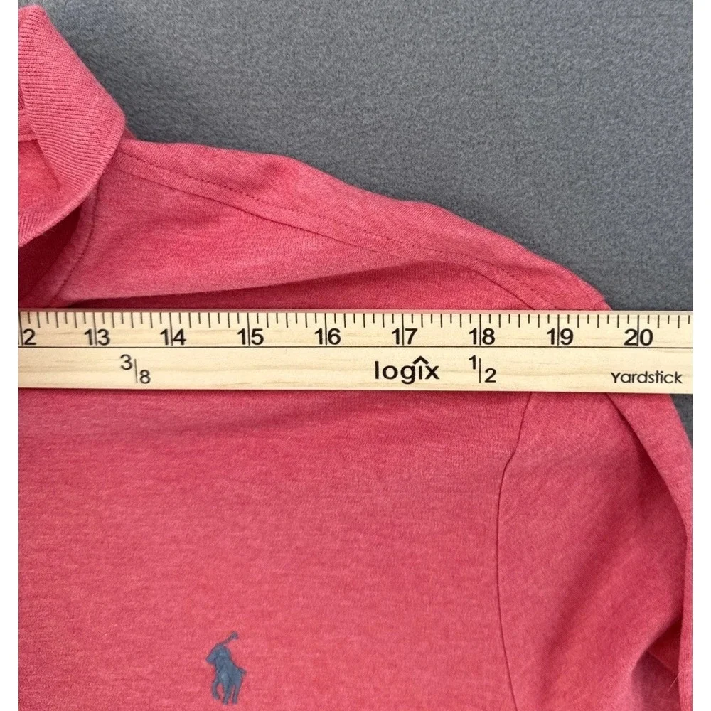 Polo Ralph Lauren Mens Slim Fit Polo Shirt Red Pink XL Short Sleeve NWOT
